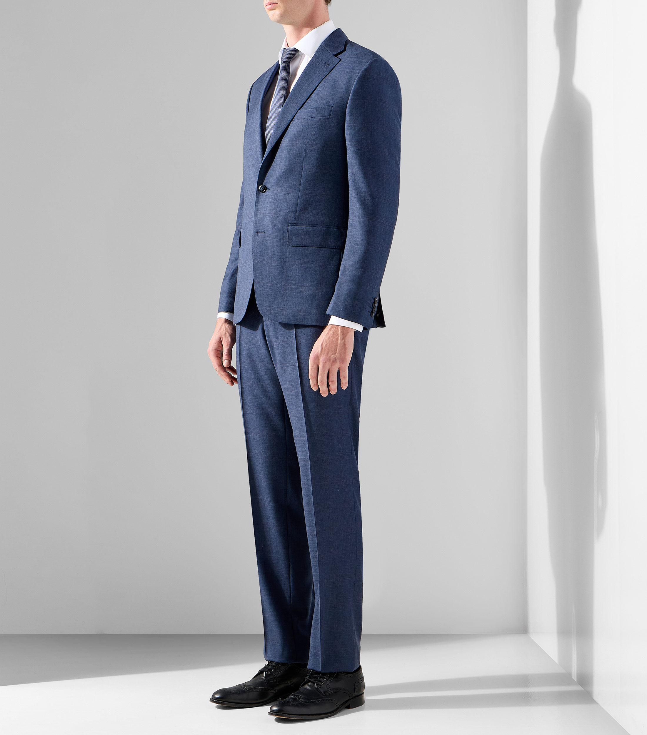 Traje regular de cuadros Hombre